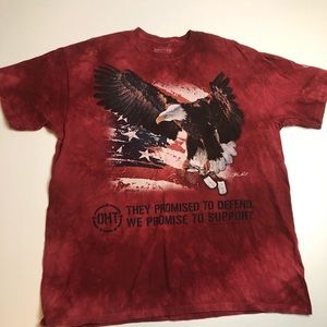 The Mountain Eagle T-shirt Red Mens XL Tshirt